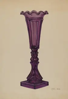 Vase, c. 1937. Creator: Janet Riza