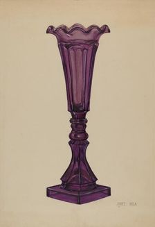 Vase, c. 1937. Creator: Janet Riza