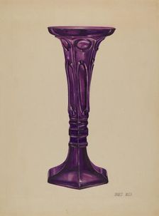 Vase, c. 1937. Creator: Janet Riza