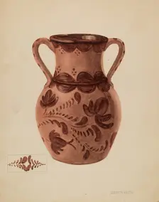 Vase, c. 1937. Creator: Jessica Price