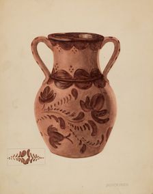 Vase, c. 1937. Creator: Jessica Price