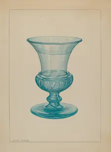 Vase, c. 1937. Creator: John Dana