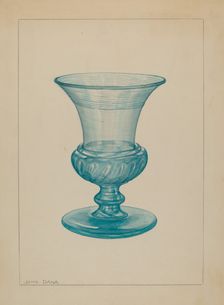 Vase, c. 1937. Creator: John Dana