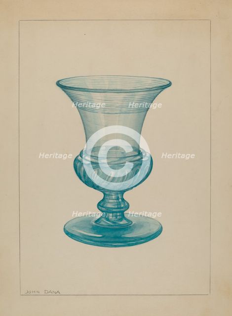 Vase, c. 1937. Creator: John Dana.