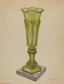 Vase, c. 1937. Creator: John Tarantino