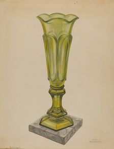 Vase, c. 1937. Creator: John Tarantino