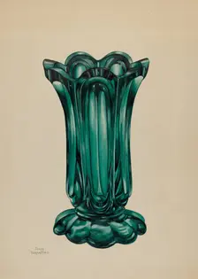 Vase, c. 1937. Creator: John Tarantino