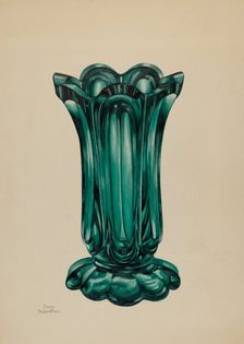 Vase, c. 1937. Creator: John Tarantino