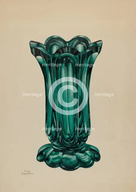 Vase, c. 1937. Creator: John Tarantino.