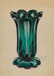 Vase, c. 1937. Creator: John Tarantino