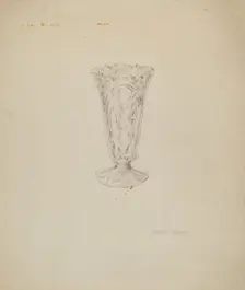 Vase, c. 1937. Creator: Lillian Causey