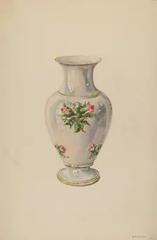 Vase, c. 1938. Creator: Byron Dingman