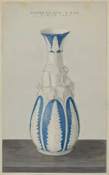 Vase, c. 1938. Creator: Cleo Lovett