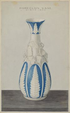 Vase, c. 1938. Creator: Cleo Lovett