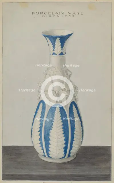 Vase, c. 1938. Creator: Cleo Lovett.