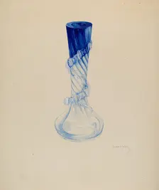 Vase, c. 1938. Creator: Grace Halpin