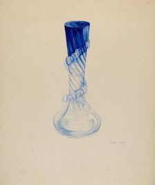 Vase, c. 1938. Creator: Grace Halpin