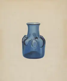 Vase, c. 1938. Creator: Isidore Steinberg