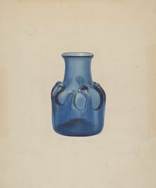 Vase, c. 1938. Creator: Isidore Steinberg