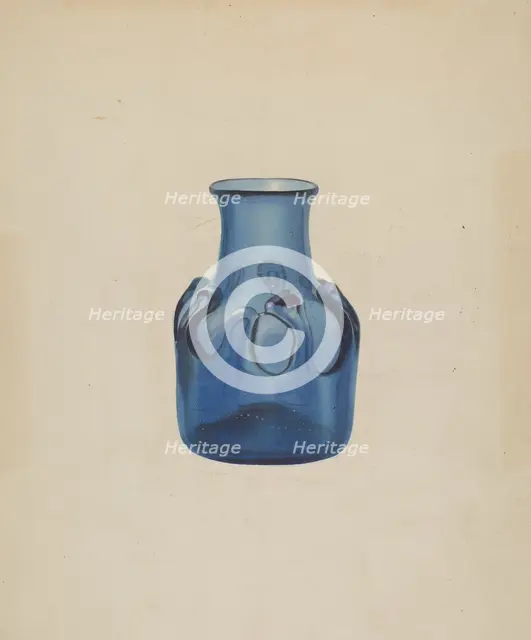 Vase, c. 1938. Creator: Isidore Steinberg.