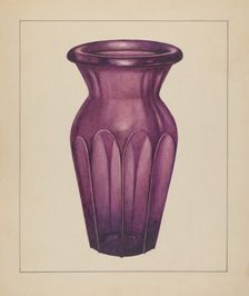 Vase, c. 1938. Creator: Isidore Steinberg