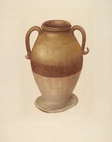 Vase, c. 1939. Creator: Isadore Goldberg