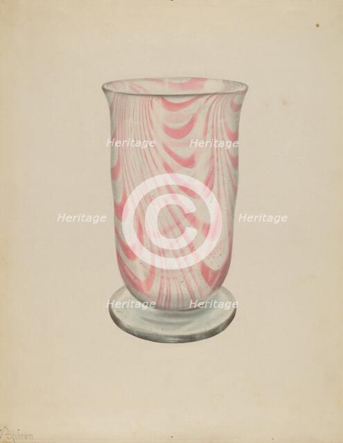 Vase, c. 1940. Creator: Alvin Shiren.