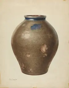 Vase, c. 1940. Creator: Charles Caseau
