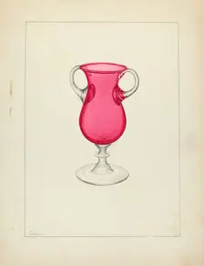 Vase, c. 1940. Creator: Giacinto Capelli