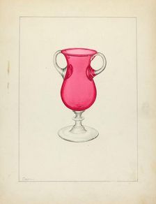 Vase, c. 1940. Creator: Giacinto Capelli