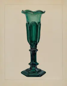 Vase, c. 1940. Creator: Janet Riza
