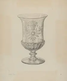 Vase, c. 1940. Creator: John Dana