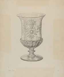 Vase, c. 1940. Creator: John Dana