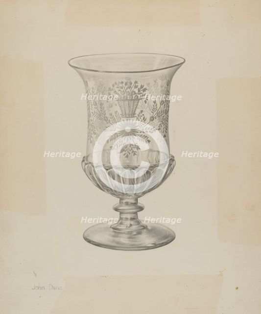 Vase, c. 1940. Creator: John Dana.