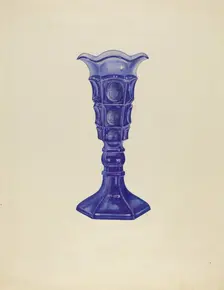 Vase, c. 1940. Creator: John Dana
