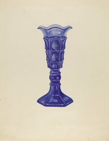 Vase, c. 1940. Creator: John Dana