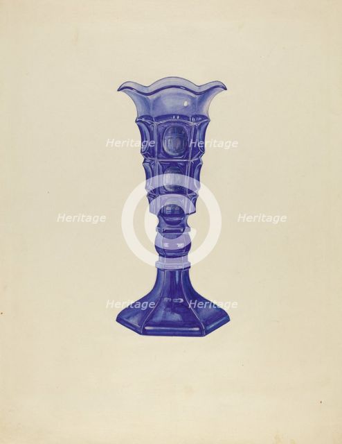 Vase, c. 1940. Creator: John Dana.