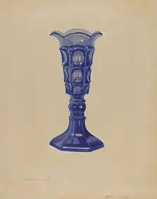 Vase, c. 1940. Creator: John Dana
