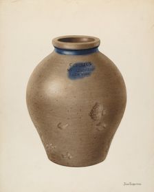 Vase, c. 1940. Creator: John Tarantino