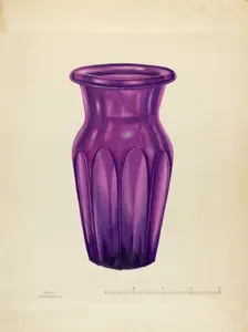 Vase, c. 1940. Creator: John Tarantino
