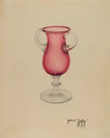 Vase, c. 1940. Creator: Michael Trekur
