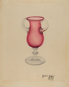 Vase, c. 1940. Creator: Michael Trekur