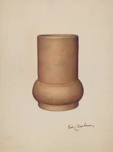 Vase, c. 1941. Creator: Edward Bashaw