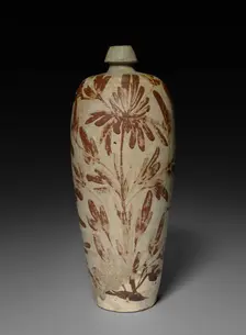 Vase: Cizhou ware, 12th Century. Creator: Unknown