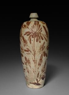 Vase: Cizhou ware, 12th Century. Creator: Unknown