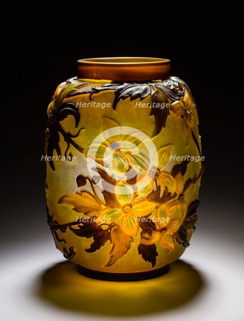 Vase. Creator: Emile Gallé (French, 1846-1904).
