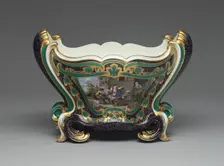 Vase (Cuvette Mahon), Sèvres, c. 1760. Creators: Sèvres Porcelain Manufactory, Jean-Claude Deplessis, Charles Nicolas Dodin