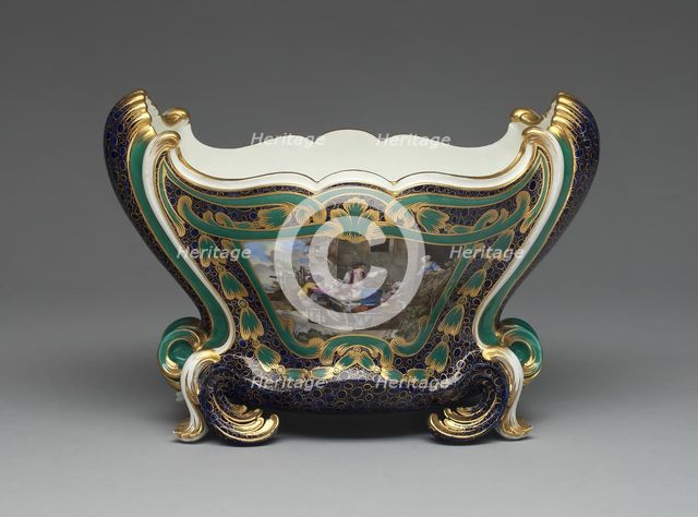 Vase (Cuvette Mahon), Sèvres, c. 1760. Creators: Sèvres Porcelain Manufactory, Jean-Claude Deplessis, Charles Nicolas Dodin.