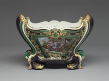 Vase (Cuvette Mahon), Sèvres, c. 1760. Creators: Sèvres Porcelain Manufactory, Jean-Claude Deplessis, Charles Nicolas Dodin