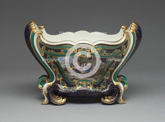 Vase (Cuvette Mahon), Sèvres, c. 1760. Creators: Sèvres Porcelain Manufactory, Jean-Claude Deplessis, Charles Nicolas Dodin.